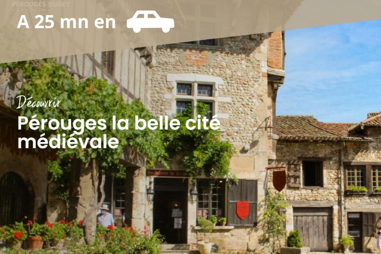 L'Emeraude - 1 A 4P - Wifi Fibre - Parking Gratuit Pont d'Ain Bagian luar foto