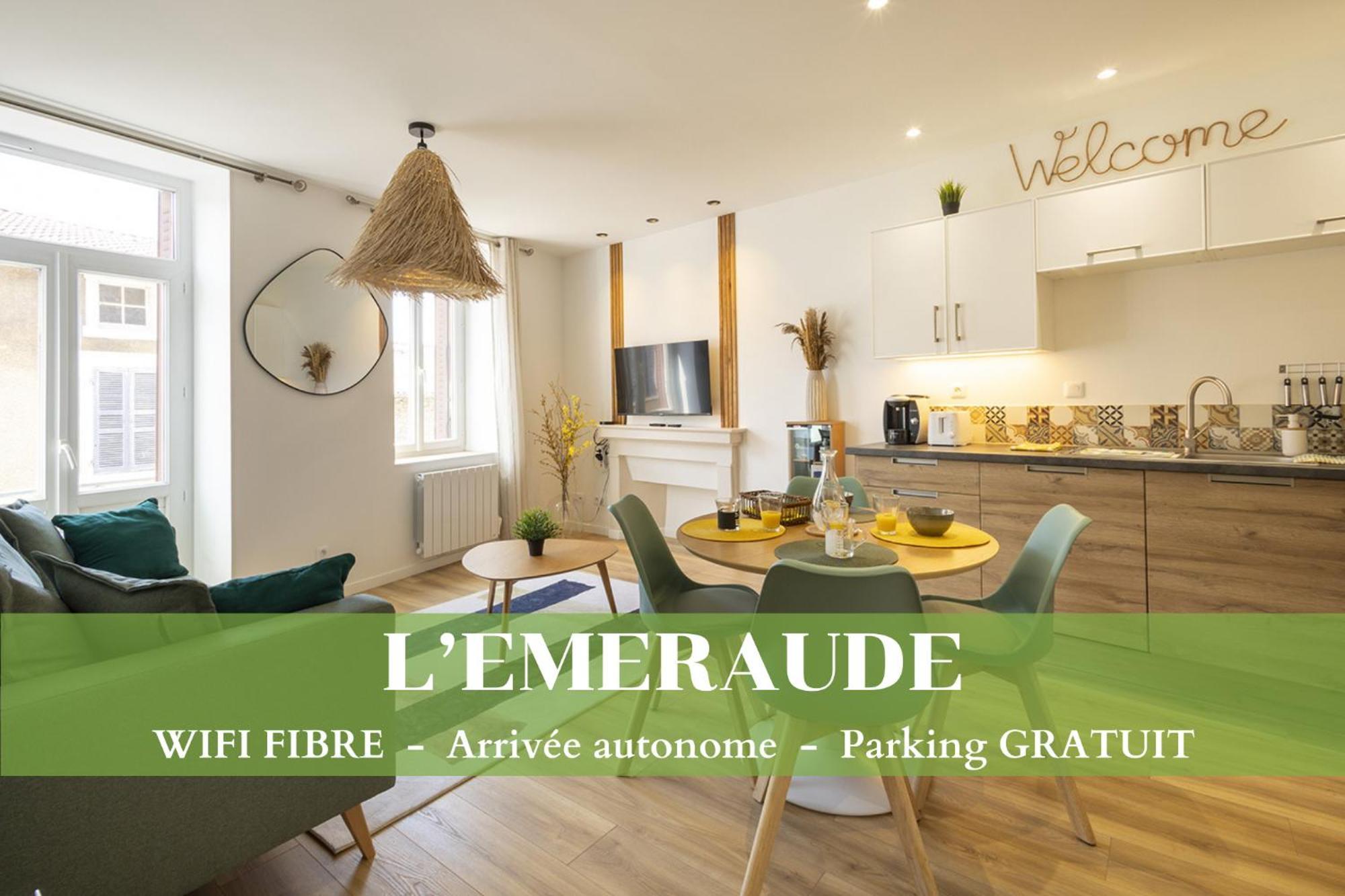 L'Emeraude - 1 A 4P - Wifi Fibre - Parking Gratuit Pont d'Ain Bagian luar foto